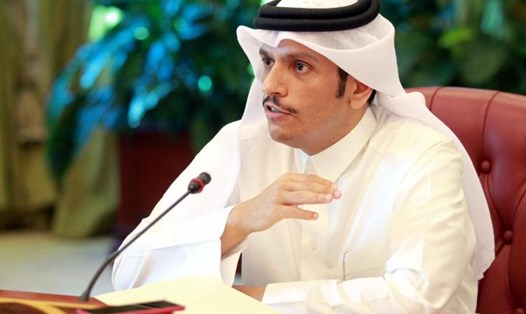 Ngoại trưởng Qatar Mohammed bin Abdulrahman al Thani. Ảnh: Reuters