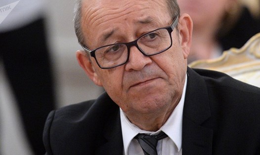 Ngoại trưởng Pháp Jean-Yves Le Drian. Ảnh: Sputnik
