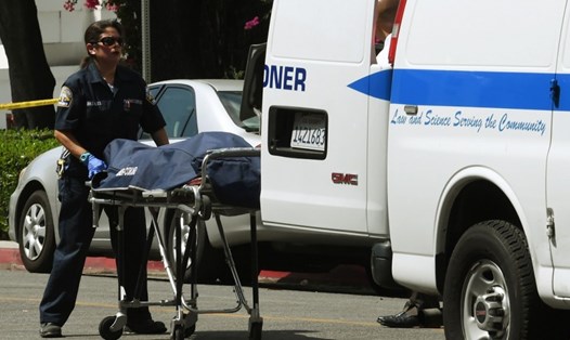 Nghi phạm tự sát sau khi xả súng vào lãnh sự quán Trung Quốc tại Los Angeles. Ảnh: SCMP