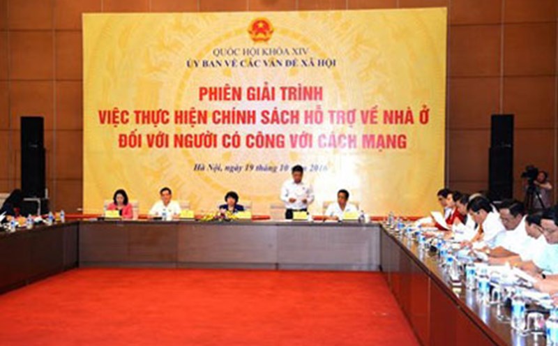 Ủy ban về Các vấn đề xã hội của Quốc hội tổ chức phiên giải trình sáng 19.10.Ảnh: T.L