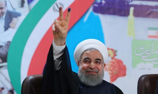 Tổng thống Rouhani tranh cử lần hai. Ảnh: REUTERS