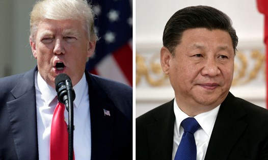 Tổng thống Donald Trump và lãnh đạo Trung Quốc Tập Cận Bình. Ảnh: Reuters