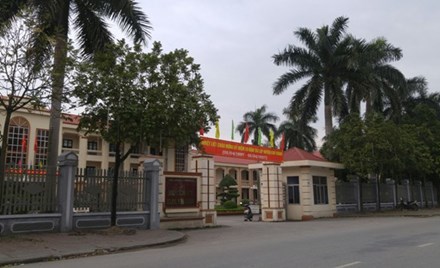 Vụ "cả nhà làm quan" diễn ra ở huyện Kim Thành, Hải Dương. Ảnh: HH