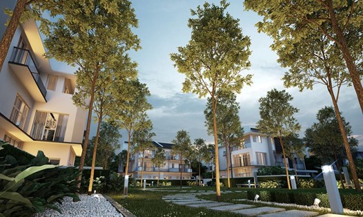 Tiểu khu Evelyne Gardens – Dự án nhà ở Đẹp nhất Việt Nam. Ảnh: P.V