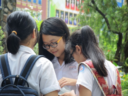 Thí sinh dự thi kỳ thi lớp 10 tại TPHCM. Ảnh: K.Q.