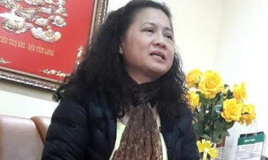 Bà Tạ Thị Bích Ngọc - Hiệu trưởng Trường Tiểu học Nam Trung Yên