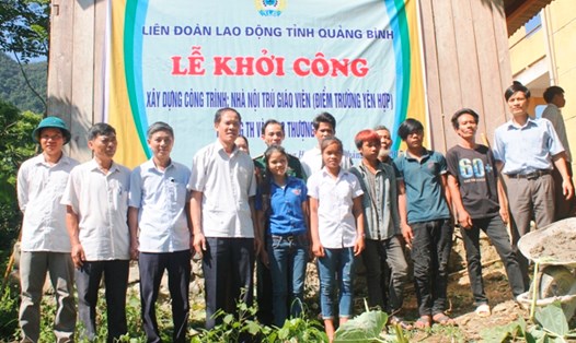 Đây là công trình rất có ý nghĩa với giáo viên và học sinh đồng bào Rục tại huyện Minh Hóa. Ảnh: Lê Phi Long