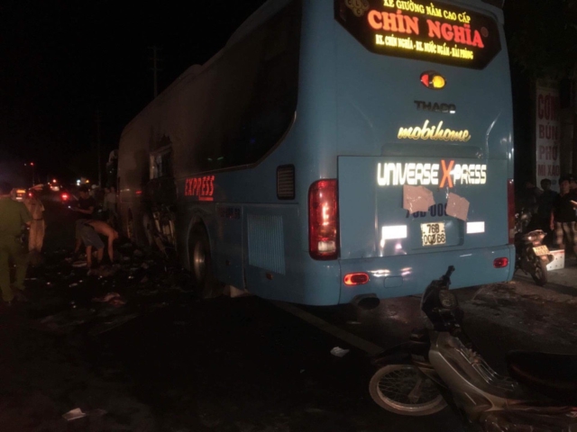 Hiện trường vụ việc. Ảnh: CTV