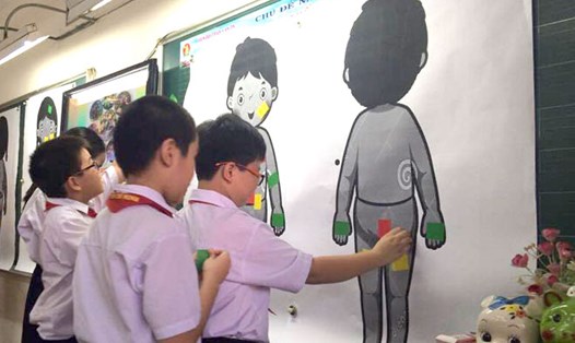 Lớp dạy giáo dục giới tính giúp trẻ em nhận thức và phòng ngừa bị xâm hại tại TPHCM. Ảnh: K.Q