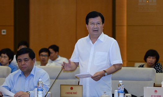 Phó Thủ tướng Trịnh Đình Dũng cho rằng ngành nông nghiệp phải liên kết "5 nhà". Ảnh: QH