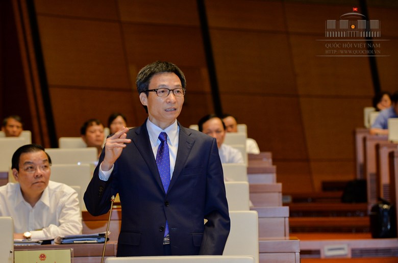 Phó Thủ tướng Vũ Đức Đam làm rõ thêm một số vấn đề liên quan đến quy hoạch Sơn Trà. ảNh: QH