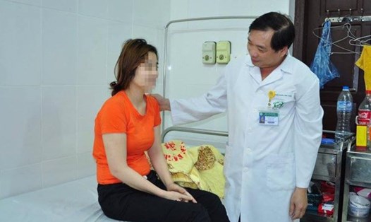 Một bệnh nhân trầm cảm được điều trị tại BV Bạch Mai. Ảnh: Vietnamet