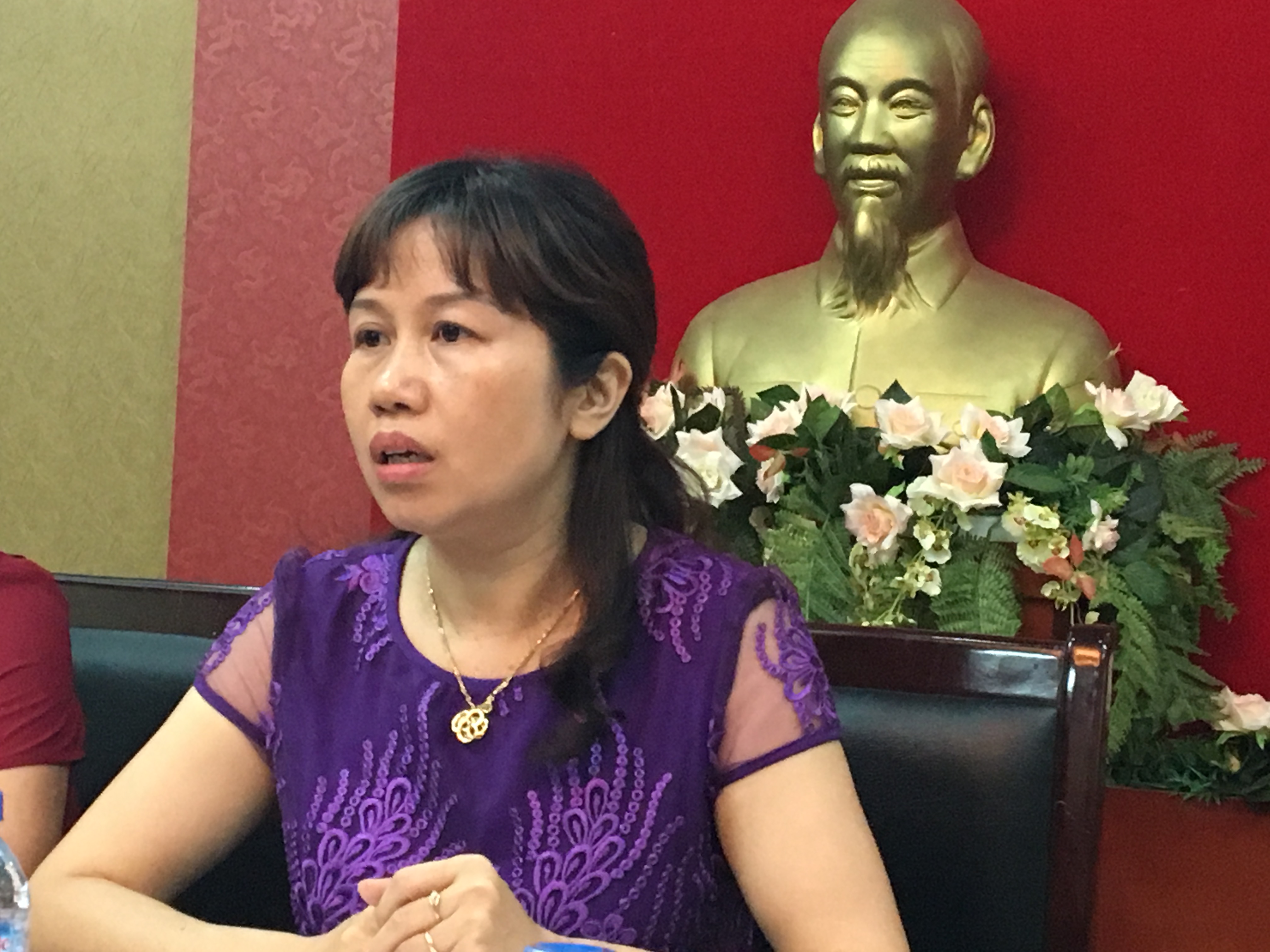 Hiệu trưởng Trường Mầm non Mai Dịch thông tin về vụ việc