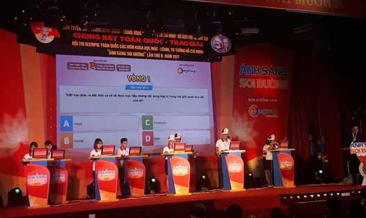 Các thí sinh tham dự Vòng chung kết cá nhân (Ảnh: HN)