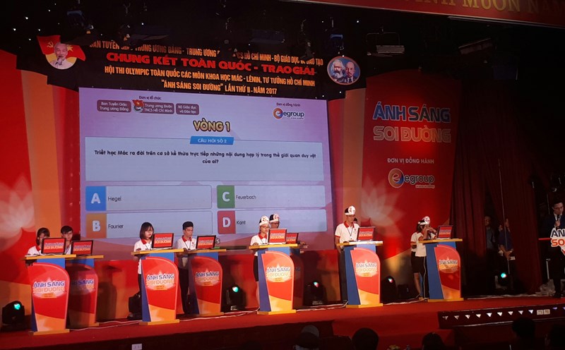 Các thí sinh tham dự Vòng chung kết cá nhân (Ảnh: HN)