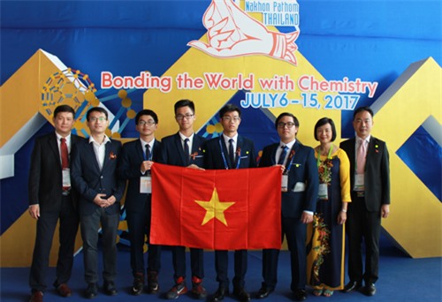 Đoàn học sinh Việt Nam tham dự Olympic Hóa học quốc tế 2017 (Anh: PV)