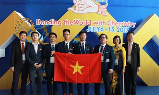 Đoàn học sinh Việt Nam tham dự Olympic Hóa học quốc tế 2017 (Anh: PV)
