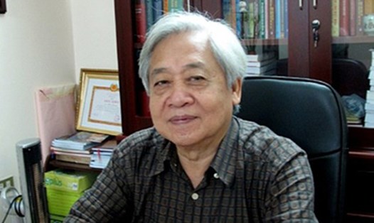 GS Phạm Tất Dong, Phó Chủ tịch Hội Khuyến học Việt Nam. Ảnh: NV