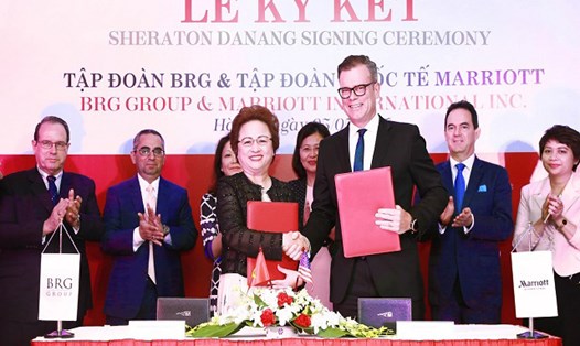 Hai tập đoàn BRG và Marriott International hợp tác dự án khách sạn Sheraton Đà Nẵng. Ảnh: P.V