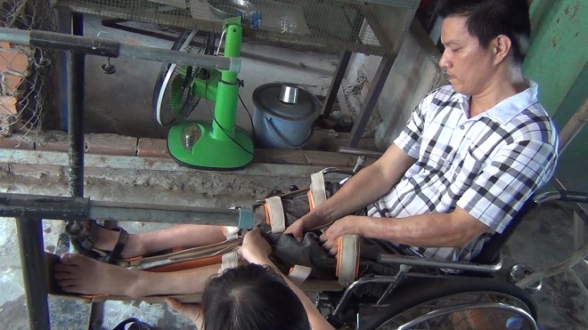 Hoàn cảnh khó khăn của người công nhân bị tai nạn lao động do điện giật