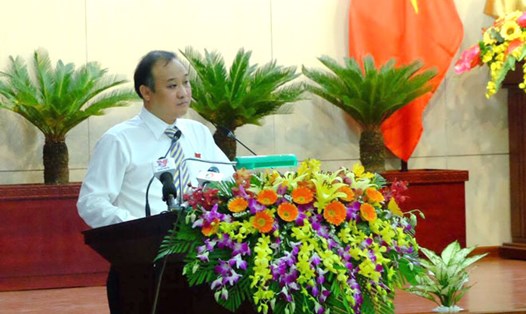 Ông Lê Quang Nam -Giám đốc Sở TNMT - cho biết, để xử lý lượng rác thải của TP, có thể thời gian di dời bãi rác Khánh Sơn sẽ là năm 2024. Ảnh: Mỹ Linh
