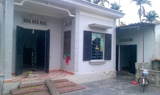 Ngôi nhà nhỏ của gia đình em T.A. Ảnh: Tiến Nguyễn