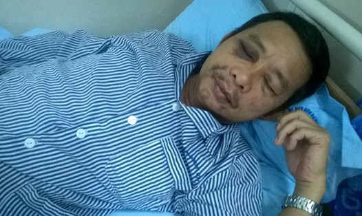 Ông Vinh vẫn đang điều trị tại bệnh viện Việt Tiệp - Ảnh CTV