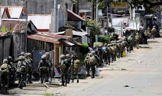 Philippines tăng cường lực lượng đối phó với nhóm phiến quân Maute thân IS. (Ảnh: Reuters)