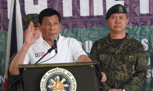 Tổng thống Philippines Rodrigo Duterte. (Ảnh: Reuters)