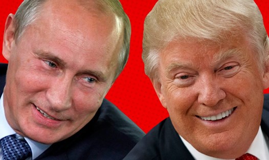 Tổng thống Nga và Tổng thống Mỹ (Ảnh ghép: BI)