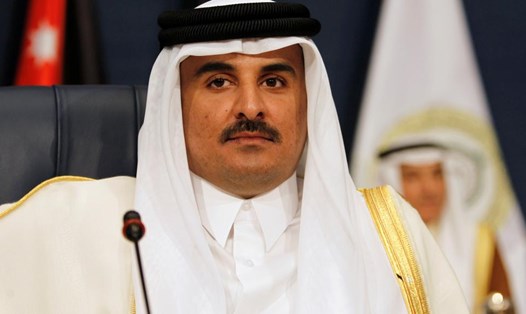 Tiểu vương Qatar Sheikh Tamim bin Hamad al-Thani. Ảnh: Reuters.