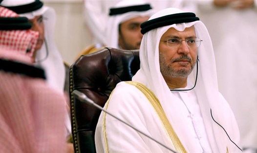 Ngoại trưởng UAE Anwar Gargash nói cần cấm vận kinh tế Qatar. Ảnh: Reuters