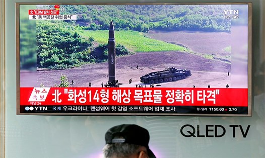 Triều Tiên tuyên bố thử nghiệm thành công ICBM. Ảnh: Reuters