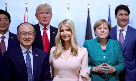 Ivanka Trump trong một sự kiện ở G20. Ảnh: AP
