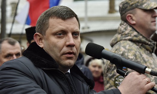 Người đứng đầu Cộng hòa nhân dân Donetsk tự xưng (DNR) Alexandr Zakharchenko. Ảnh: Sputnik