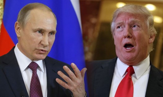 Tổng thống Donald Trump và Tổng thống Vladimir Putin. Ảnh: Yahoo News