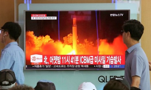 Giới chức Mỹ thừa nhận tên lửa Triều Tiên có khả năng vươn đến lục địa Mỹ. Ảnh: Reuters