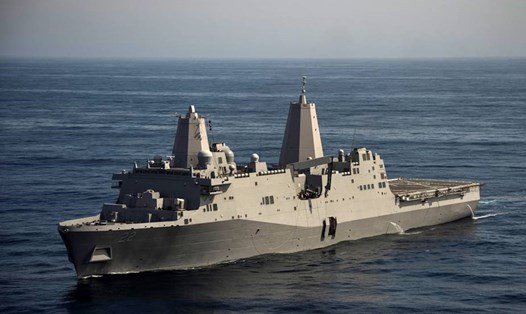 Tàu Hải quân Hoa Kỳ USS San Diego. Ảnh: ĐSQ Mỹ