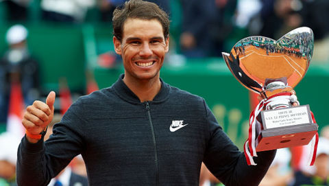 Thắng thuyết phục Vinolas 2 - 0, Nadal giành ngôi vương Monte-Carlo