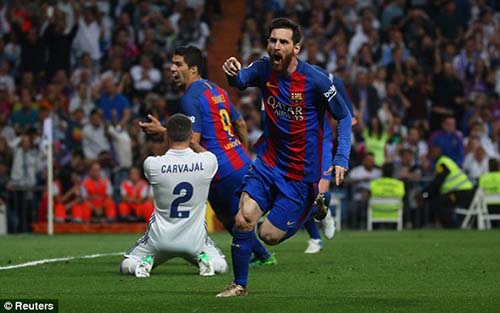 Messi thăng hoa, Barca đè bẹp Real 3 - 2 trong trận cầu siêu kinh điển kịch tính
