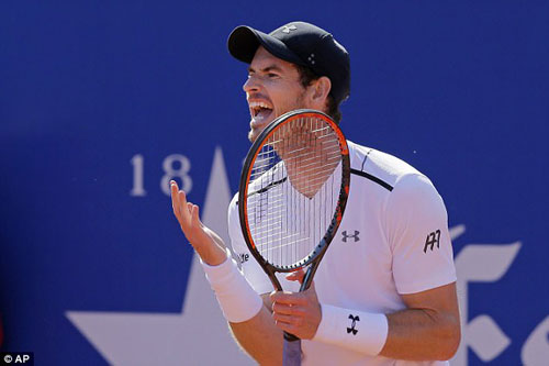 Murray tiếp tục sa sút phong độ khi thua Thiem 1 - 2 ở bán kết Barcelona Open