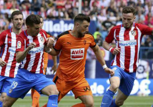 Atletico thắng chật vật Eibar 1 - 0