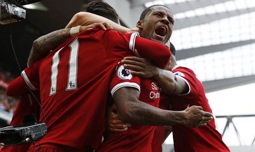 Đại thắng Middlesbrough 3 - 0, Liverpool khiến Arsenal khóc hận