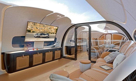 Công nghệ 360: Thiết kế mới của Airbus gây sửng sốt với trần máy bay "trong suốt"