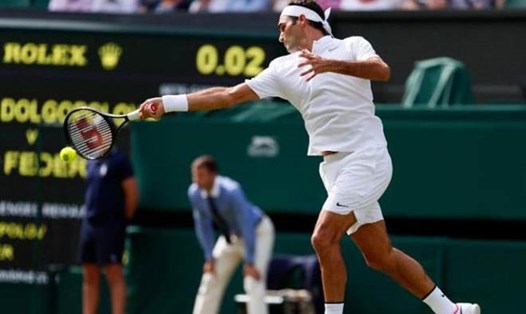 Federer có chiến thắng nhàn hạ 2 - 0 trước Dolgopolov (Vòng 1 Wimbledon)