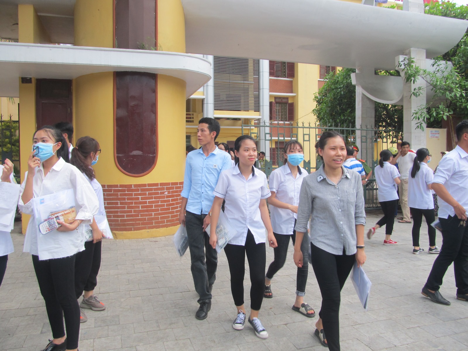 Kỳ thi THPT ở Thanh Hóa diễn ra an toàn, nghiêm túc. Ảnh: H.T