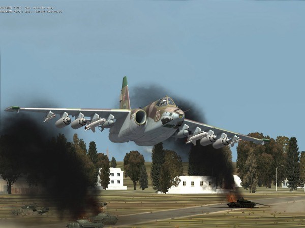 Scary power "crow" attacks Russia's su-25 attack