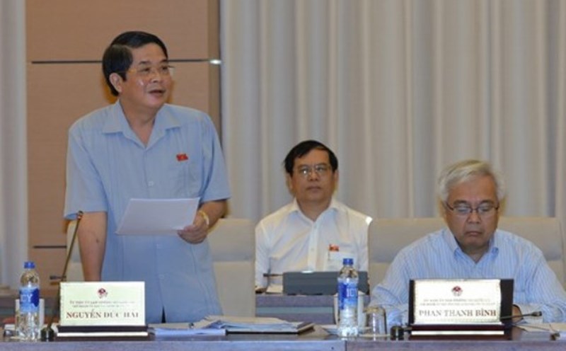 Chủ nhiệm Ủy ban tài chính ngân sách Nguyễn Đức Hải (Ảnh: Q.H)
