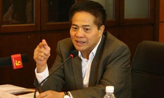 PGS.TS Đào Duy Quát, nguyên Phó trưởng Ban thường trực Ban Tư tưởng - Văn hóa Trung ương phát biểu tại buổi tọa đàm (Ảnh: X.H)