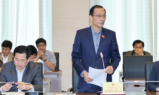 Chủ nhiệm Ủy ban Kinh tế của Quốc hội Vũ Hồng Thanh (Ảnh: Q.H).